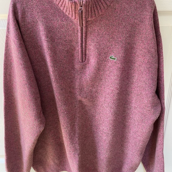 Lacoste Other - Lacoste men’s jumper size8 burgundy